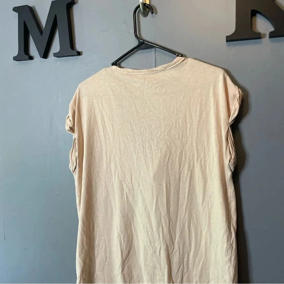 Aerie oversize light peach scoopneck short sleeve T-shirt size extra small - Picture 4 of 7